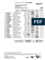 Combined Practice Times