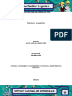 Evidencia 6 Propuesta Plan Maestro y Estrategias de Distribucion Logistica