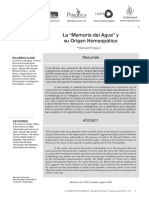 Memoria Del Agua PDF