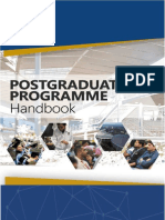 Postgraduate Programme Handbook 2019 PDF