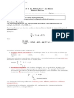 8° Año - Matemática - GUIA #2 - Transformación de Fracciones A Decimales y de Decimales A Fracciones