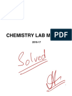 Chem Lab Manual Solved