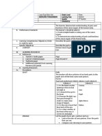 DAILY LESSON PLAN - Grade 3 - 1.1