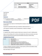 Summary:: Plant Name: PWS Power World Simulator Operation Department Title Root Cause Analysis/ Fault Analysis Report