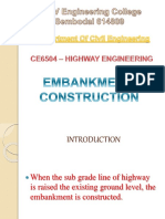 Embankment Construction