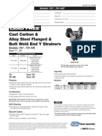 Lead Free: Cast Carbon & Alloy Steel Flanged & Butt Weld End Y Strainers