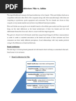 Building Brand Architecture: Nike vs. Adidas: Brand Core/Essence - Innovation and Inspiration