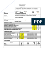 Calculo de Combustible Obra Por Admin. Directa