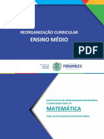 Ensino Médio - Matemática - Reorganização Curricular