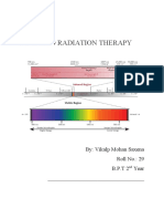 Infrared Radiation Therapy: By: Vikalp Mohan Saxena Roll No.: 29 B.P.T 2 Year