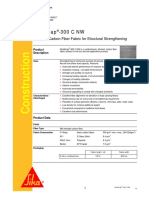 Sikawrap - 300 C NW: Stitched, Carbon Fiber Fabric For Structural Strengthening