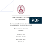 Informe Previo 3 Laboratorio de Circuíyos Eléctricos I UNI