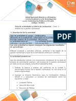 Guia de Actividades y Rúbrica de Evaluación - Fase 3 - Análisis de La Gestión Contractual