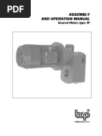 Assembly and Operation Manual: Geared Motor, Type TP