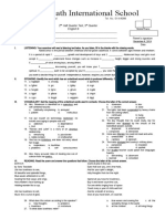 Grade 9 2nd Half Quarter Test 