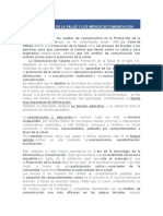 La Promocion de La Salud y Los Medios de Comunicacion