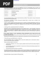 IDU Assessment Criteria