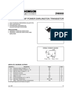 Silicon PNP Power Darlington Transistor