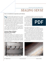 Sealing Sense: How To Troubleshoot Expansion Joint Failures