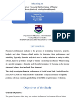 Evaluation of Financial Performance of Social Islami Bank Limited, Jubilee Road Branch