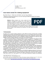 Risk Matrix Model For Rotating Equipment