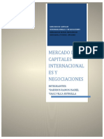 Mercado de Capitales Internacionales y Negociaciones