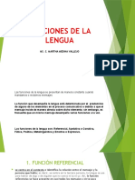 Funciones de La Lengua