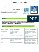 Curriculum Vitae: Ayush Bisht