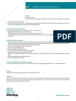 BVH23, BVA23, BVP23, BVE23: Installation and Maintenance Instruction