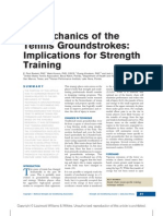 Bio Mechanics of The Tennis Ground Strokes