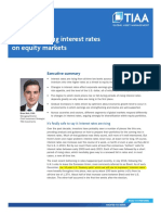 Impact of Rising Interest Rates On Equity Markets