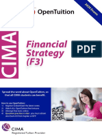 CIMA F3 2020 Notes