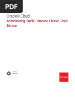 Administering Oracle Database Classic Cloud Service PDF