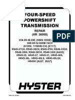 Four-Speed Powershift Transmission-Repair