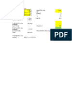 Jacket Area Calculation