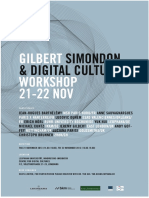 Workshop Simondon and Digital Culture PDF