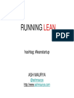 IMI Ash Maurya Running Lean Presentation PDF