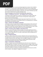 Stage 1: Preliminary Research - Investigation and Tendering: Global Sourcing