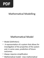 Mathematical Modelling