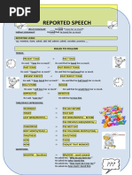 Worksheet Reported Speech (At Home)