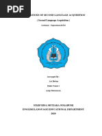 Foundations of Second Language Acquisition