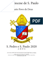 Partituras Festa de São Pedro e São Paulo 