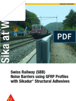 Noise Barriers Using GFRP Profiles With Sikadur Structural Adhesives