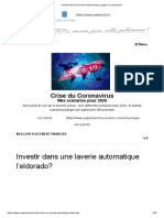 Investir Dans Une Laverie L'eldarodo Pour Gagner Un Maximum - PDF