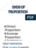 Direct Proportion PDF