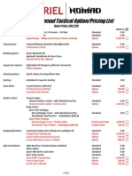 2017 Ariel Nomad Tactical Option/Pricing List: Base Price: $92,250