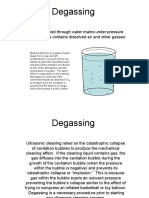 Degassing