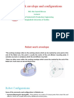 Robot Work Envelope and Configurations