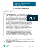 COVID-19 Singing Risk Transmission Rapid Review