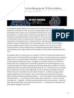 Cómo Se Propagó La Horrible Gripe de 1918 en América